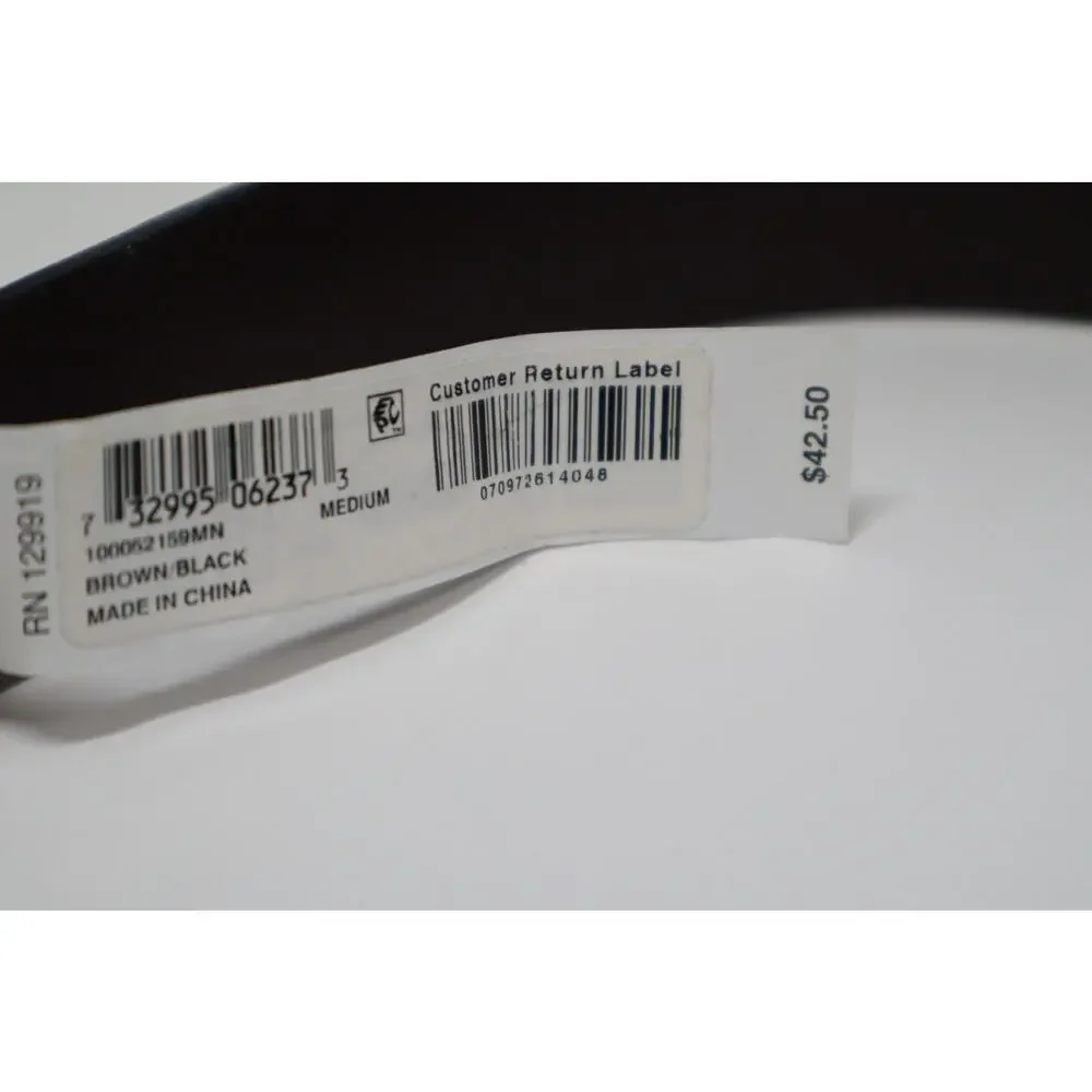 Alfani Men's Brown/Black Belt Size M‎